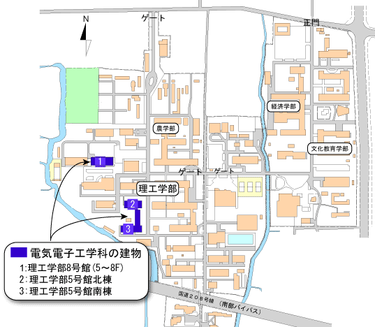 キャンパス地図